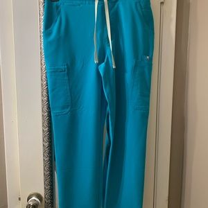 Teal figs scrub pants